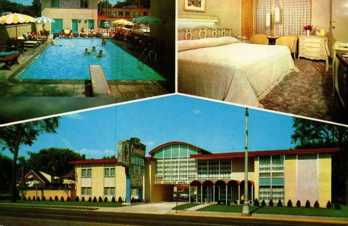 Cavalier Motel - Old Postcard Photo (newer photo)